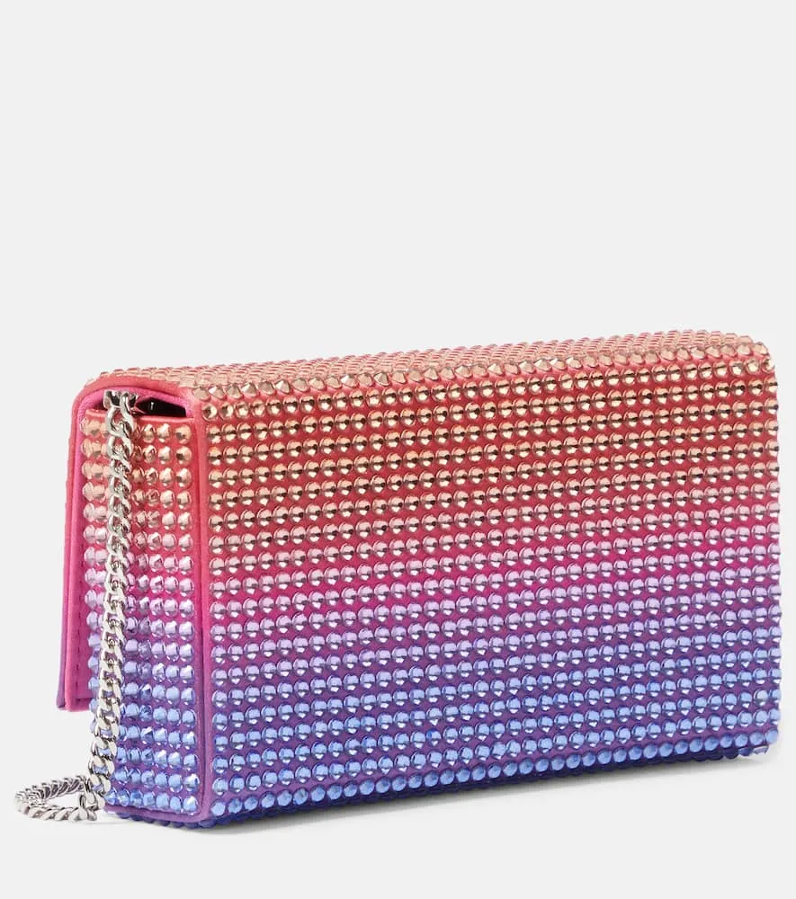Amina Muaddi Super Amini Paloma Mini embellished clutch