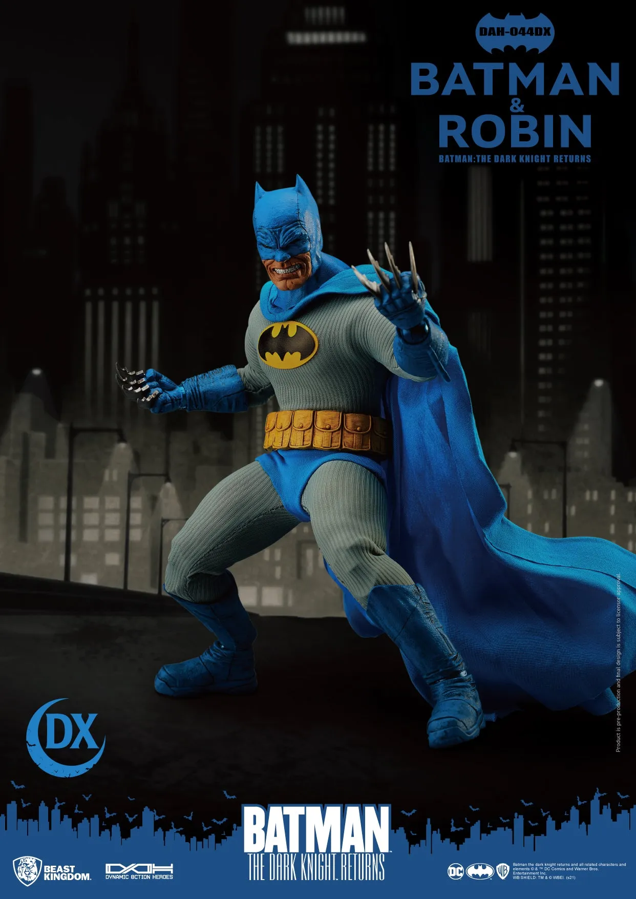 Beast Kingdom DAH-044DX DC Comics Batman The Dark Knight Returns: Batman & Robin Dynamic 8ction Heroes Action Figure