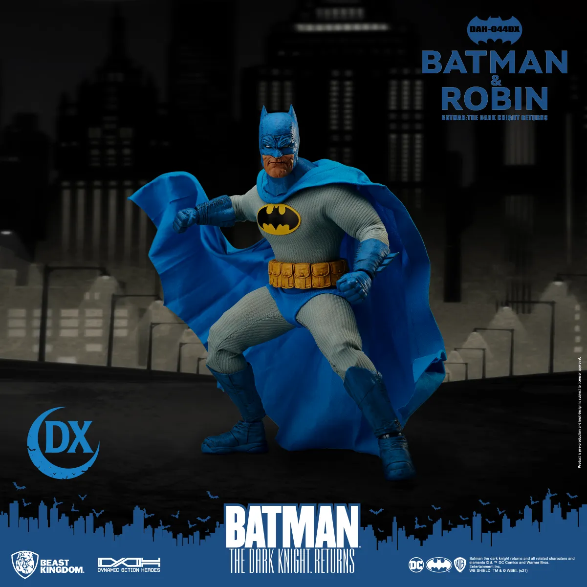 Beast Kingdom DAH-044DX DC Comics Batman The Dark Knight Returns: Batman & Robin Dynamic 8ction Heroes Action Figure