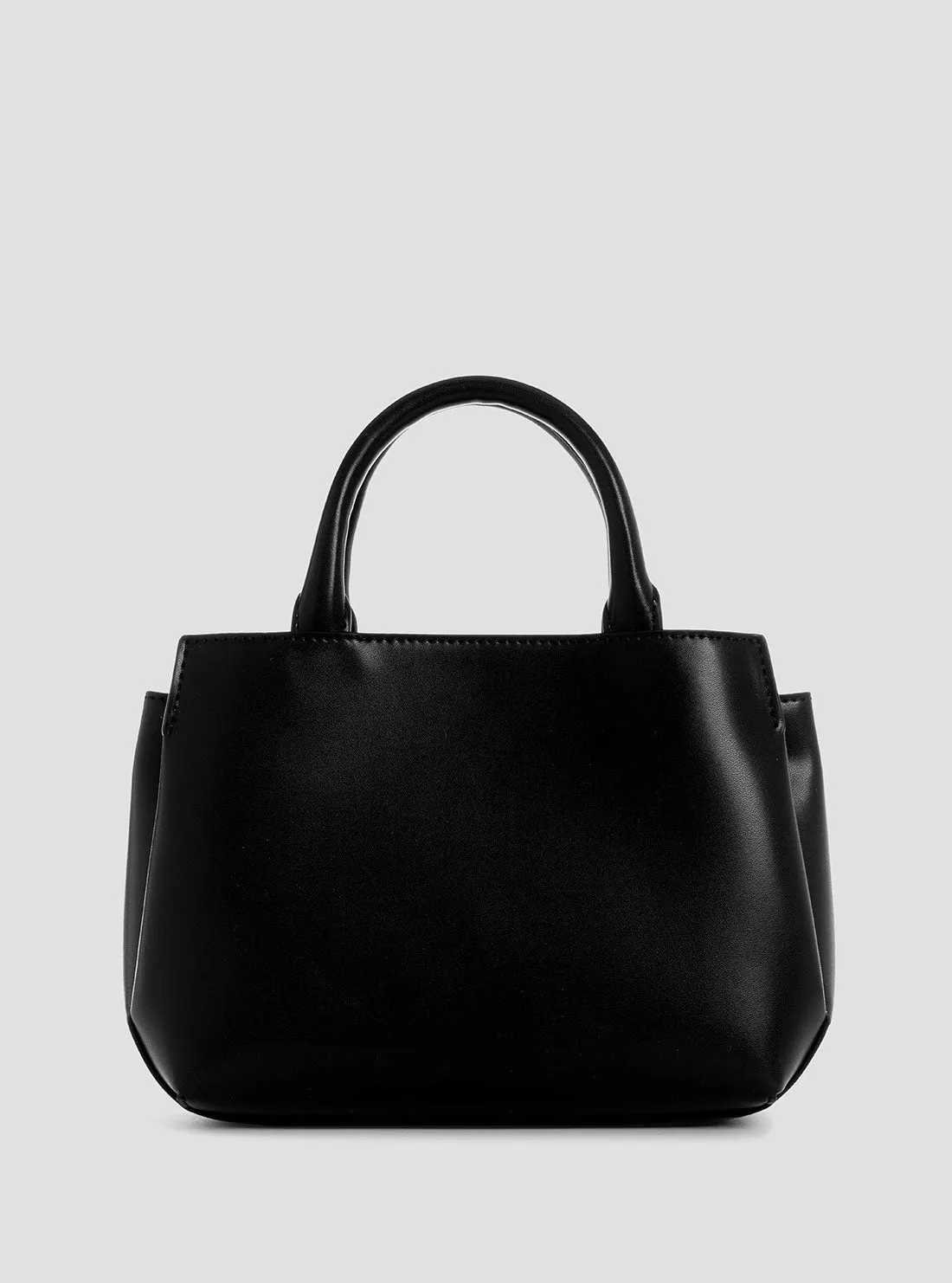 Black Logo Lorelei Mini Satchel Bag