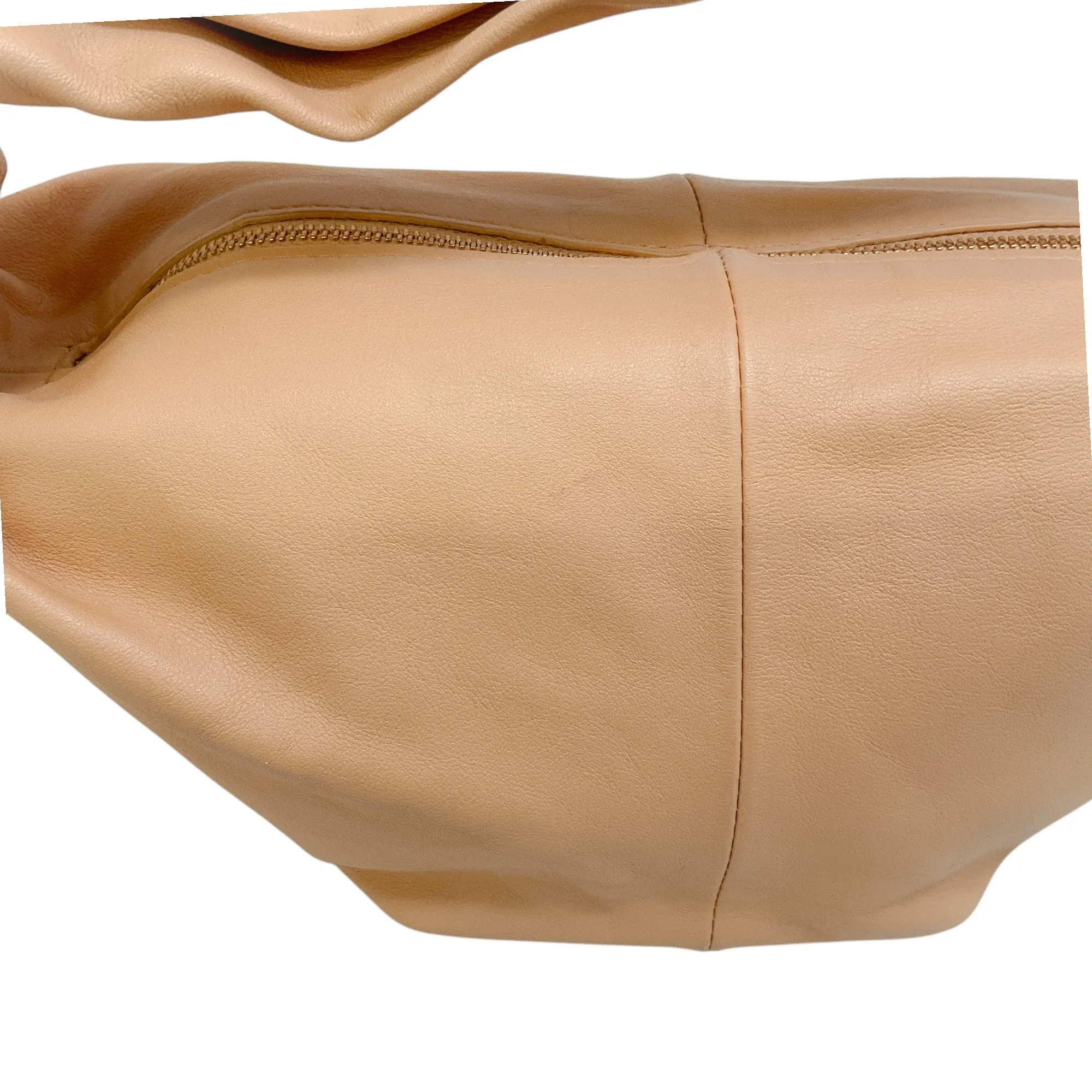Bottega Veneta Beige Leather Mini Double Knot Bag