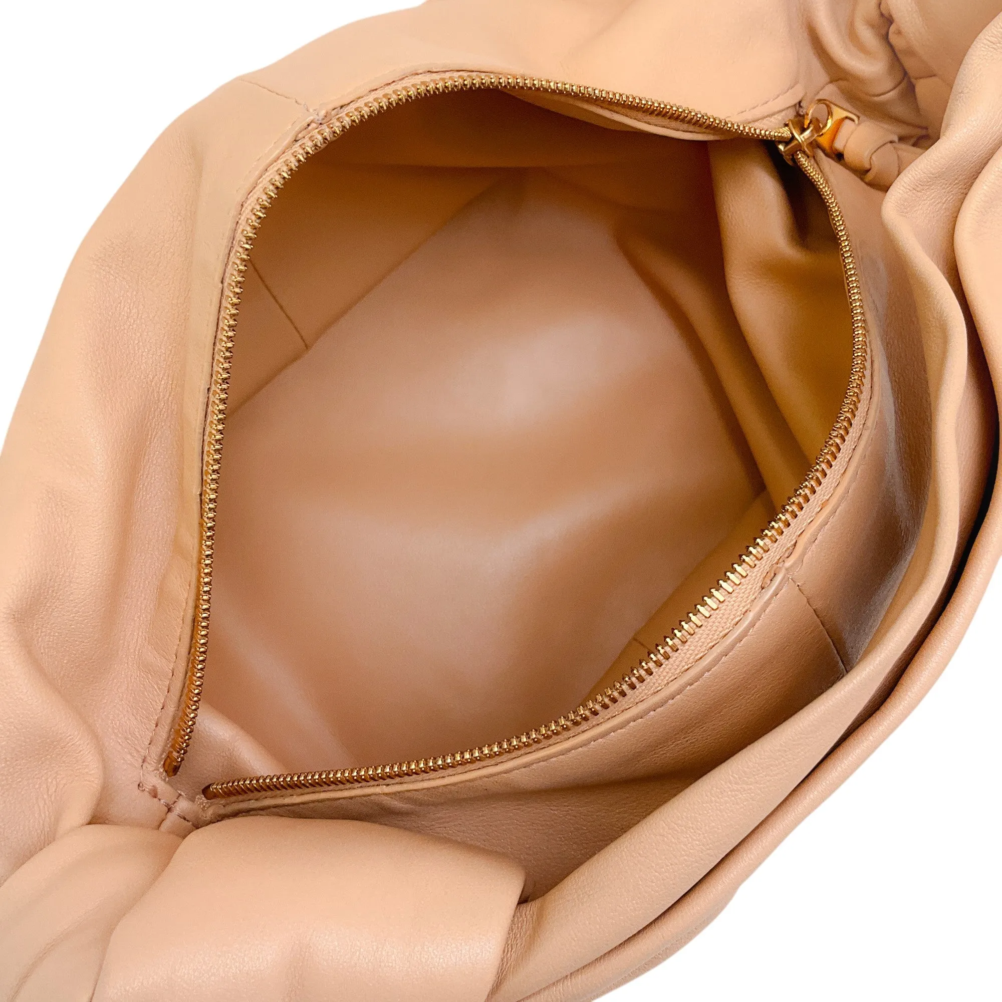 Bottega Veneta Beige Leather Mini Double Knot Bag