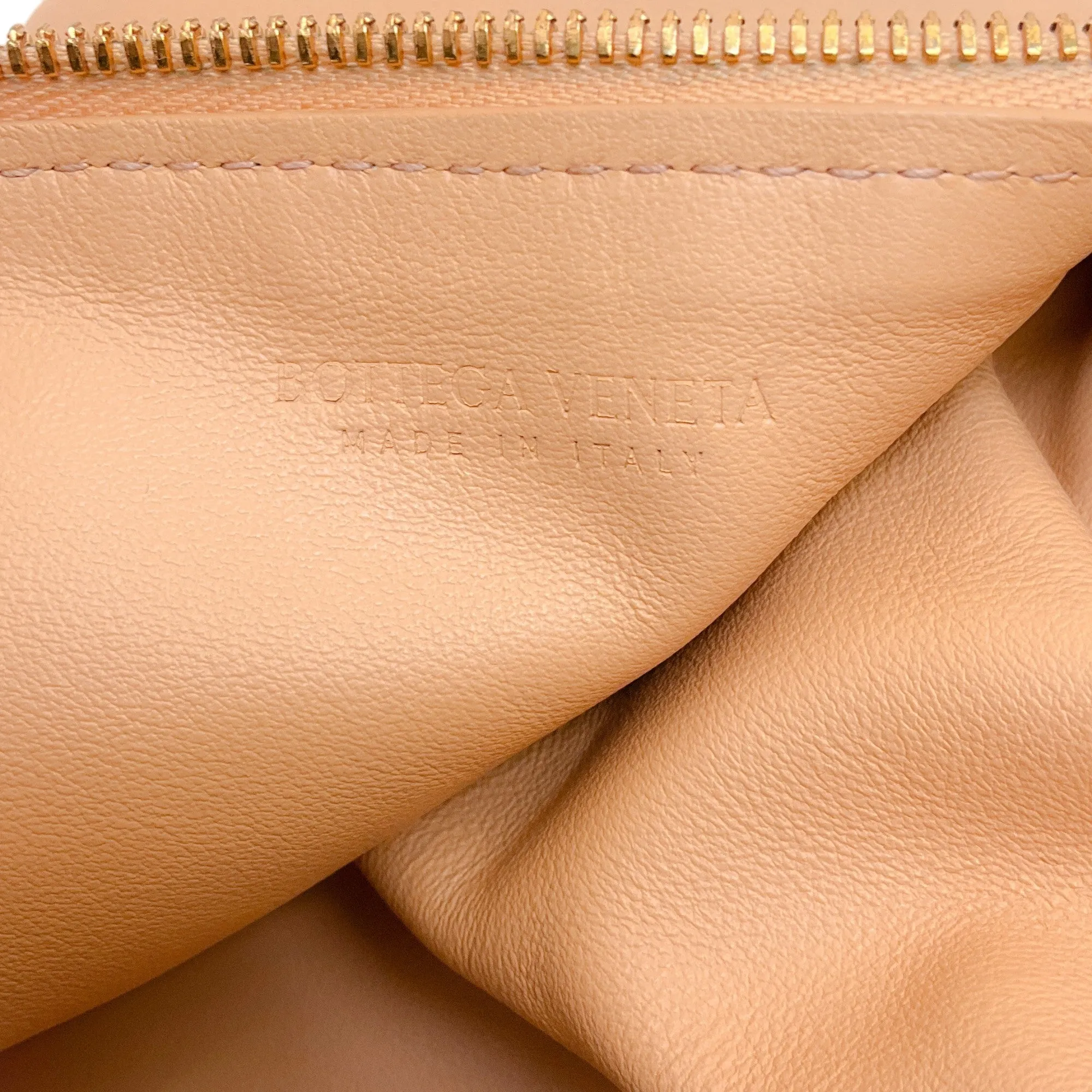 Bottega Veneta Beige Leather Mini Double Knot Bag