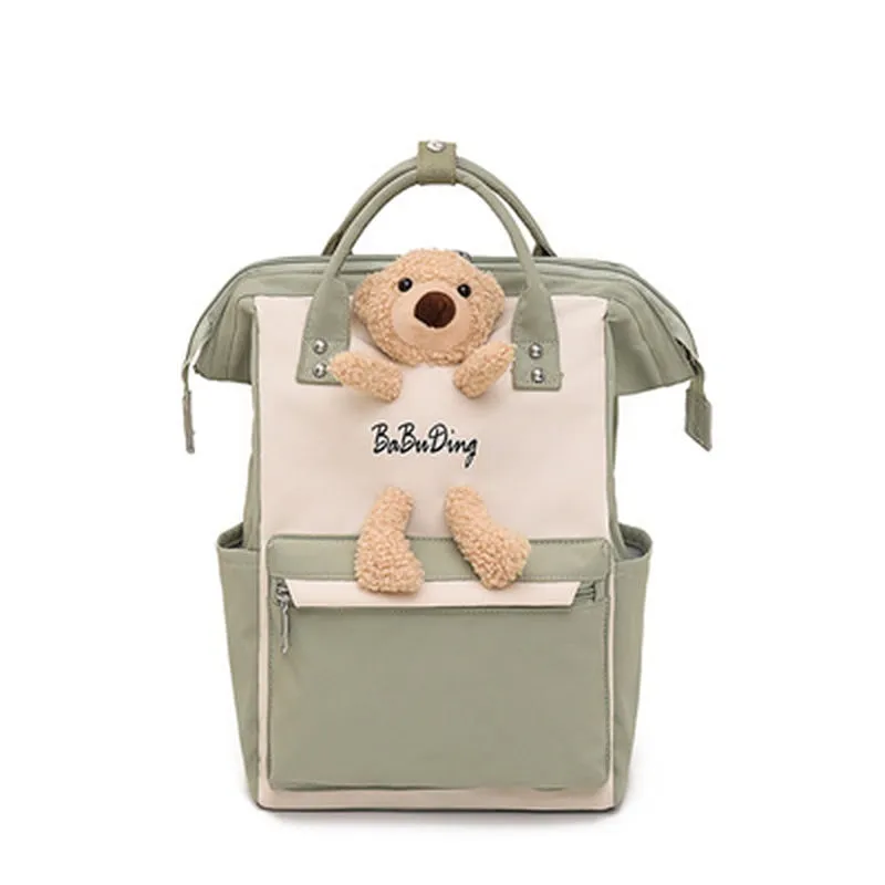 Cartoon Bear Nylon Waterproofing Backpack