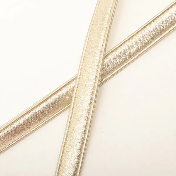 Chanel Around 1995 Made V Flap Mademoiselle Stitch Shoulder Bag Gold