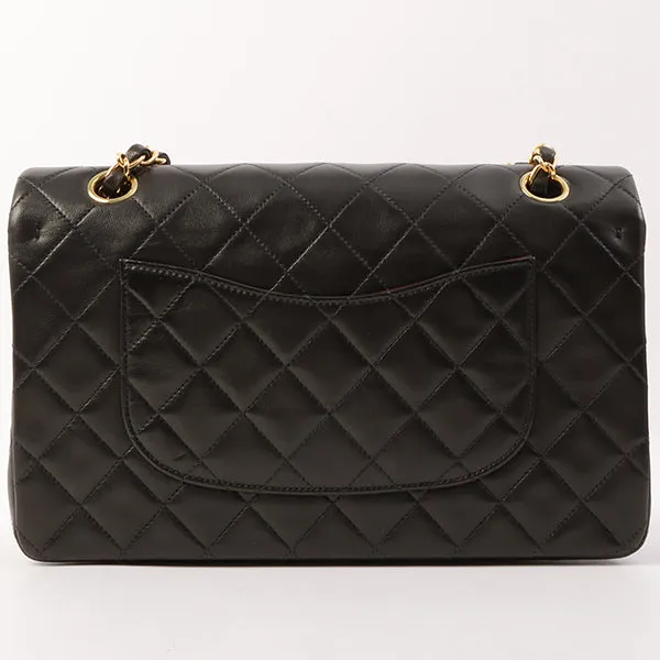 Chanel Around 1998 Made Classic Flap Chain Bag 25Cm Black