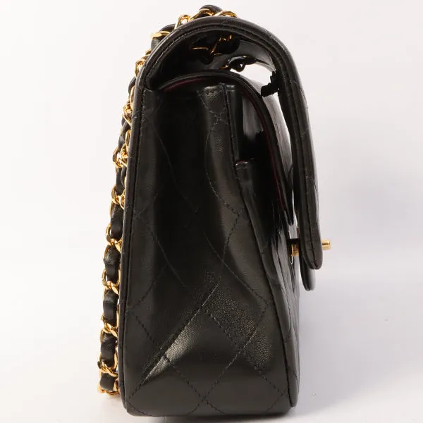 Chanel Around 1998 Made Classic Flap Chain Bag 25Cm Black