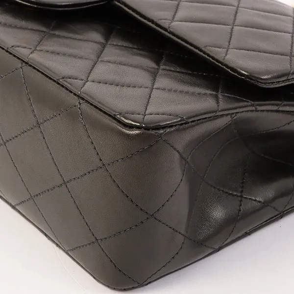 Chanel Around 1998 Made Classic Flap Chain Bag 25Cm Black