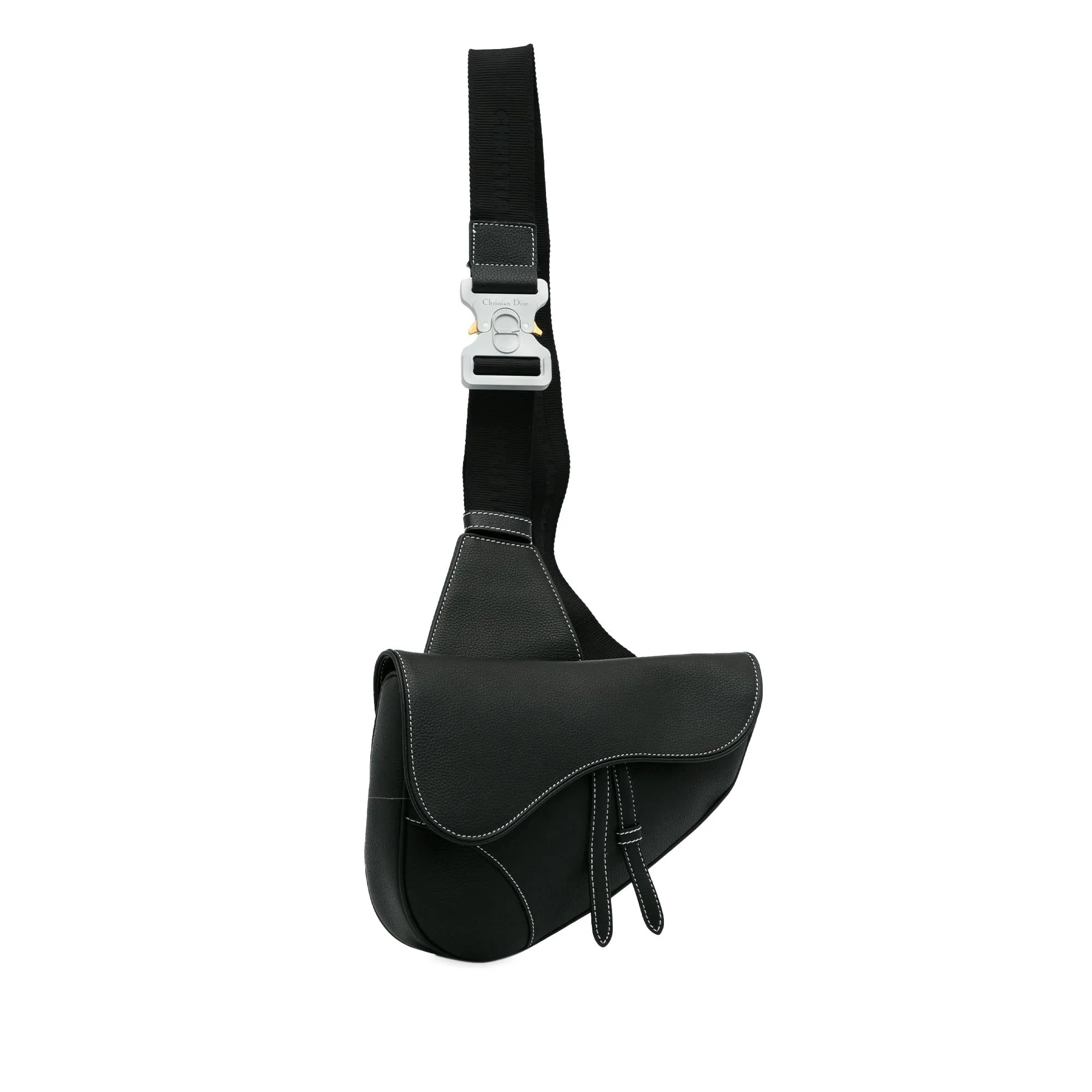 Dior Grained Leather Saddle Crossbody (SHG-rPz2TJ)
