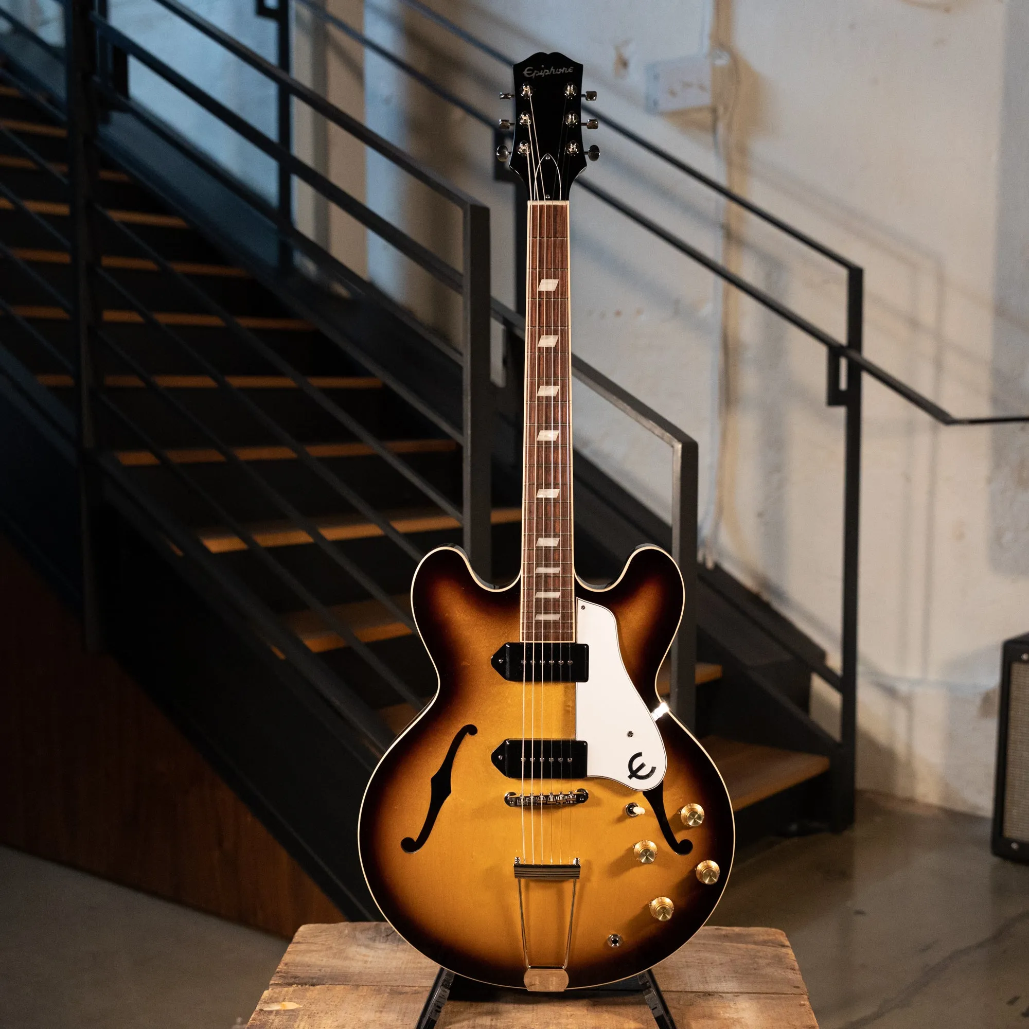Epiphone 2021 USA Casino, Vintage Sunburst With OHSC - Used