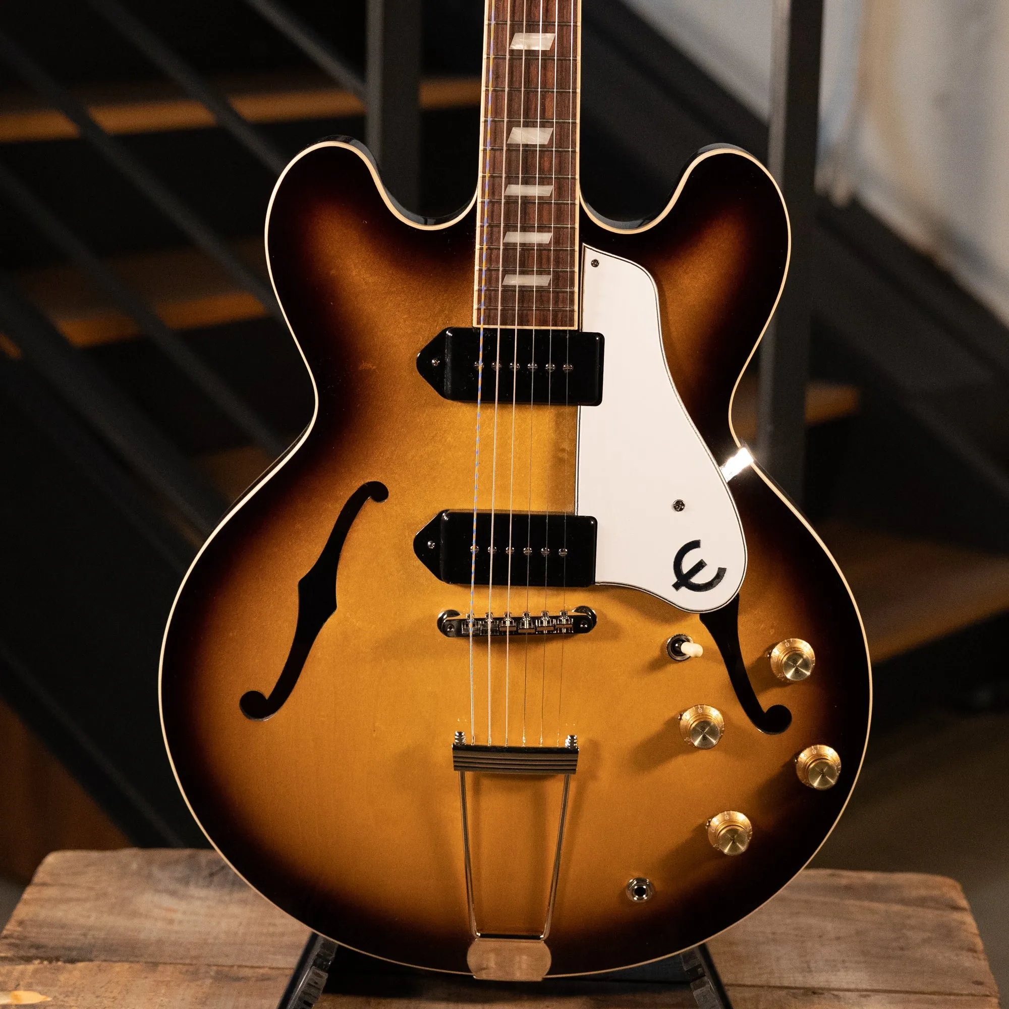 Epiphone 2021 USA Casino, Vintage Sunburst With OHSC - Used