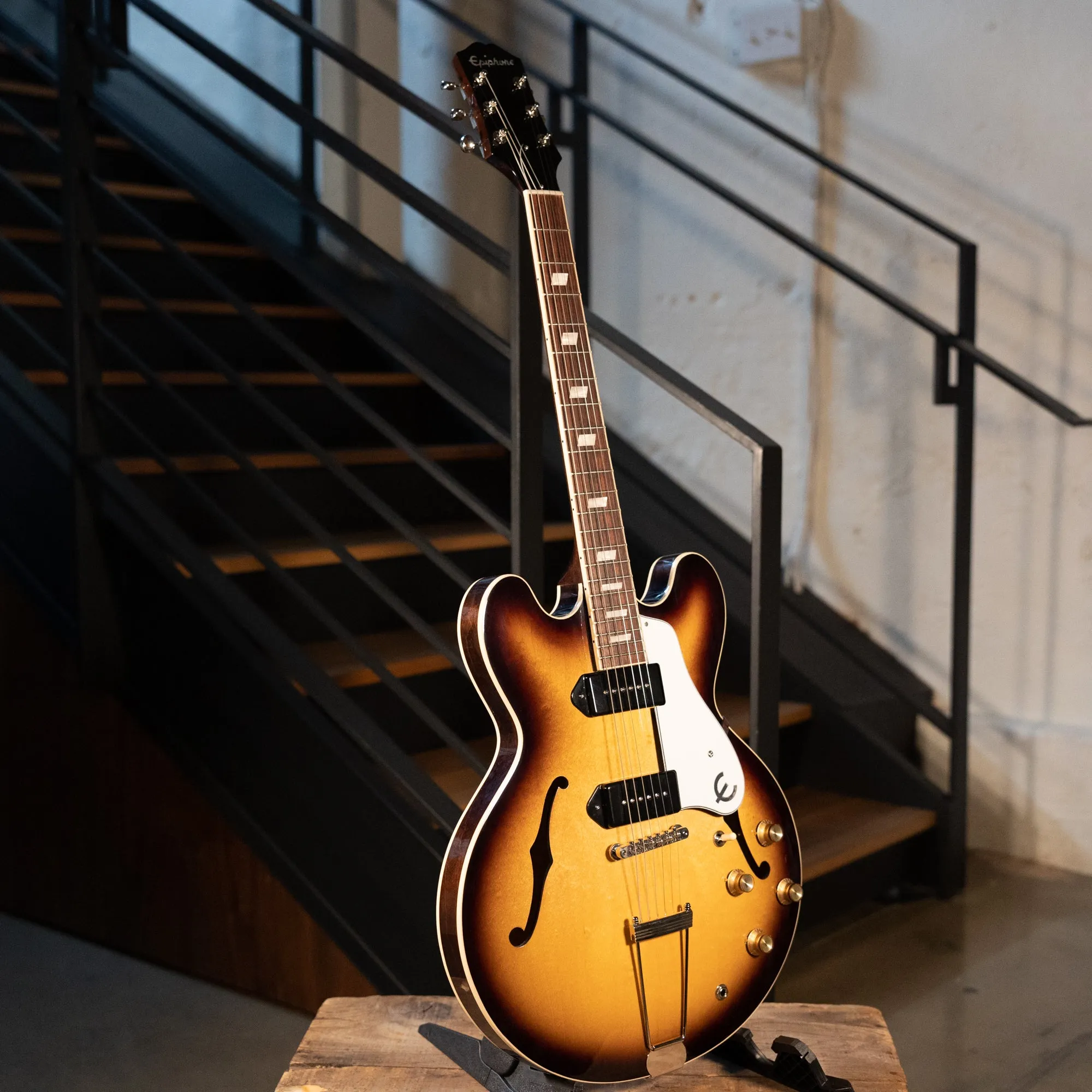 Epiphone 2021 USA Casino, Vintage Sunburst With OHSC - Used