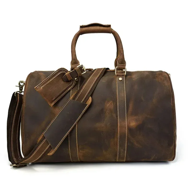 iCoolDown™ Vintage Leather Travel Shoe Bag