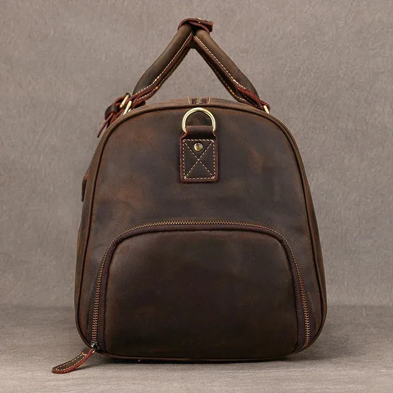 iCoolDown™ Vintage Leather Travel Shoe Bag