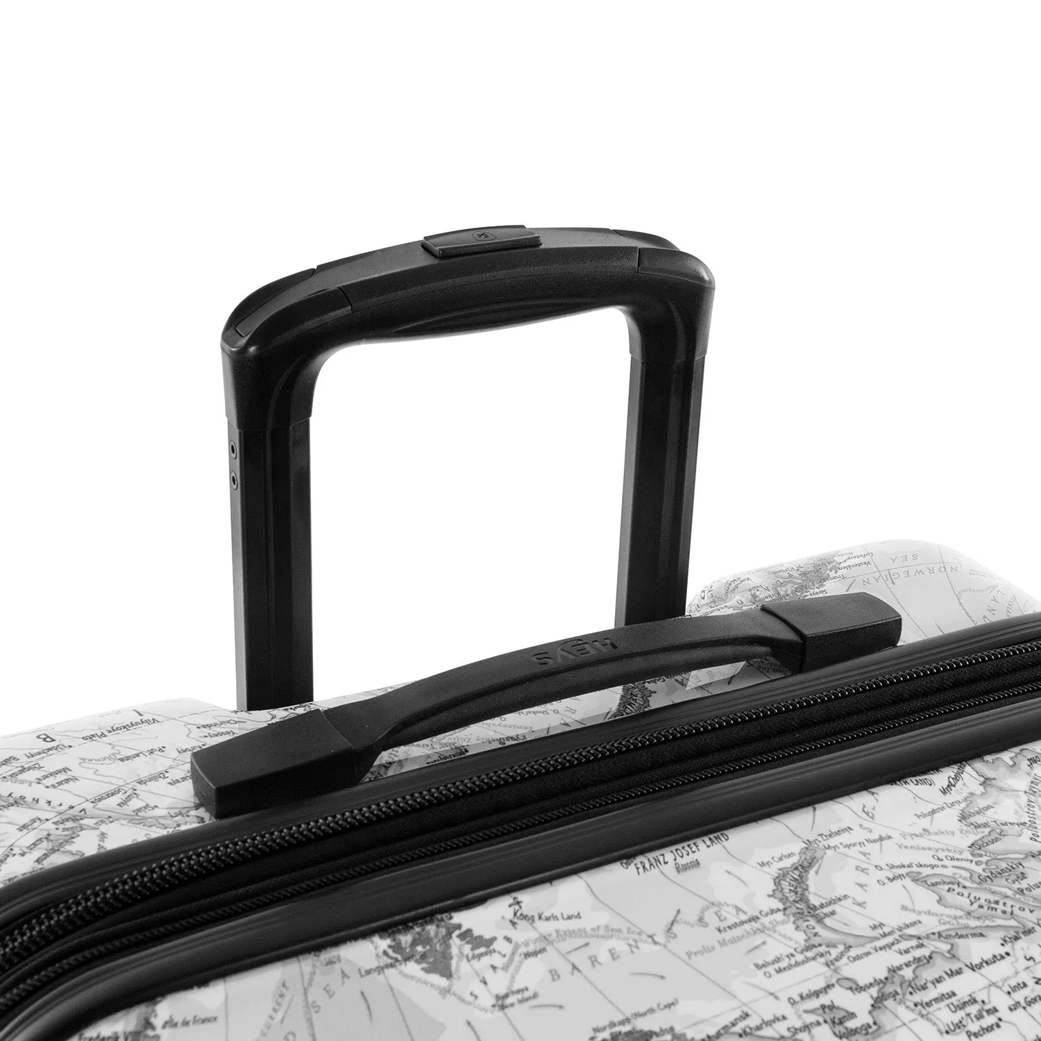 Journey 3G 26 Inch Fashion Spinner® Luggage - Black/White Map