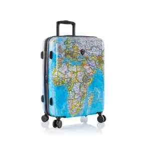 Journey 3G 26 Inch Fashion Spinner® Luggage - Blue Map