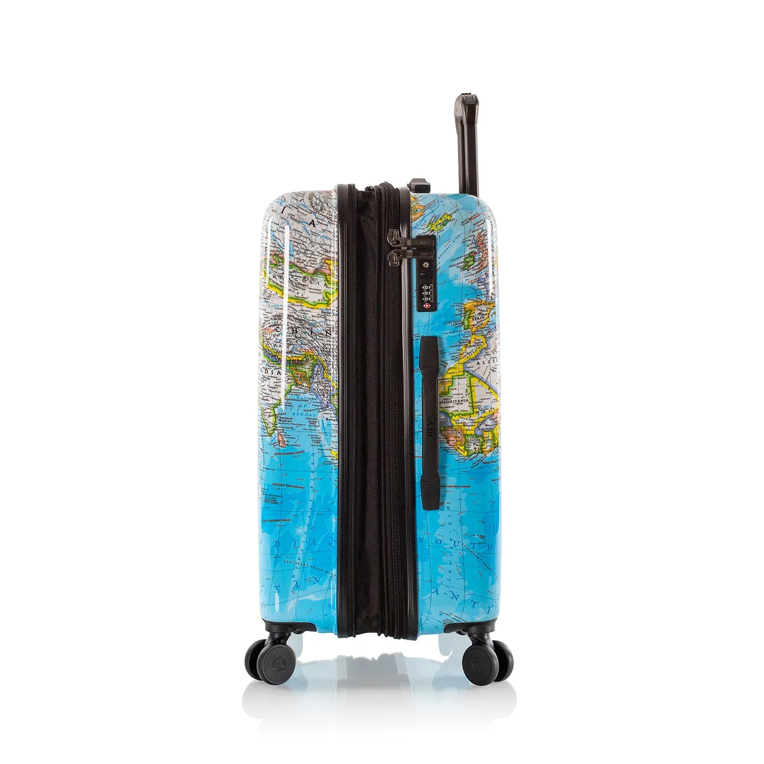 Journey 3G 26 Inch Fashion Spinner® Luggage - Blue Map