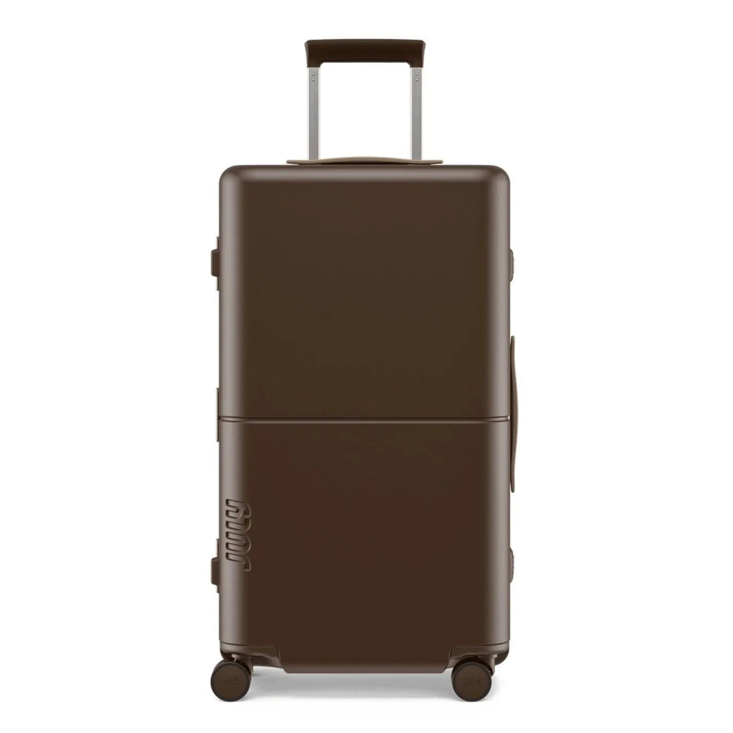 July Checked Trunk Polycarbonate Frame 28" Luggage