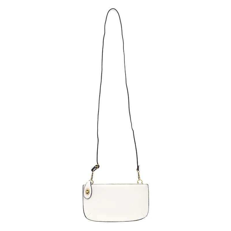 Mini Crossbody Wristlet in White