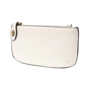 Mini Crossbody Wristlet in White