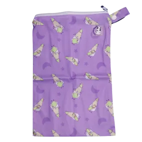 Moo Moo Kow Wet Bag Medium - BaaBaaSheepz Purple