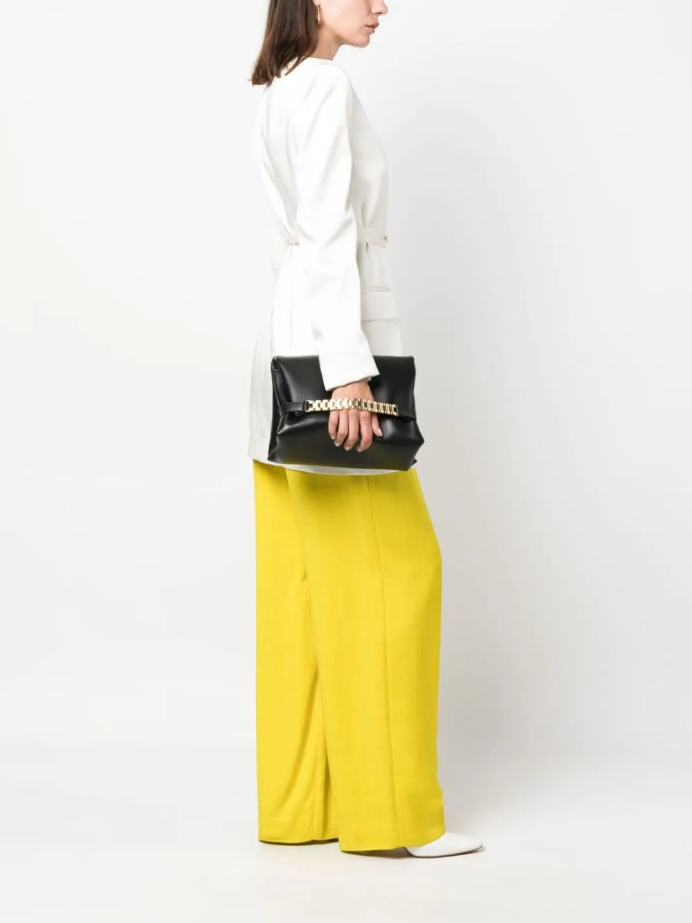 Victoria Beckham mini Chain Pouch leather clutch