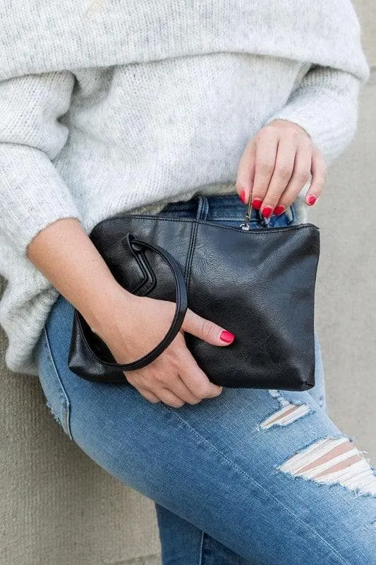 Wristlet Mini Clutch, Multiple Colors