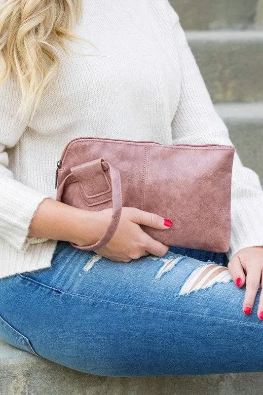 Wristlet Mini Clutch, Multiple Colors